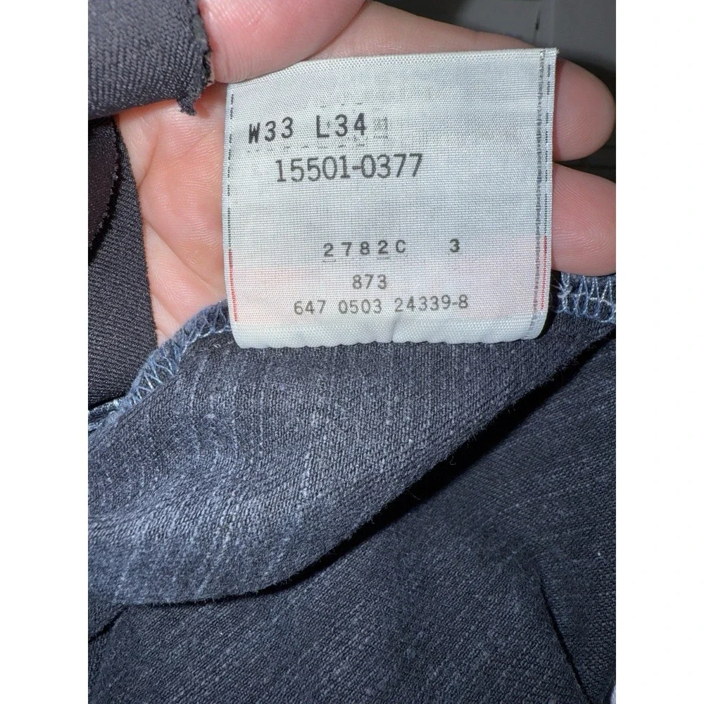 Vintage Levis 501 XX Jeans Mens 33x34 Blue Button Fly Workwear Grunge Skater Y2K